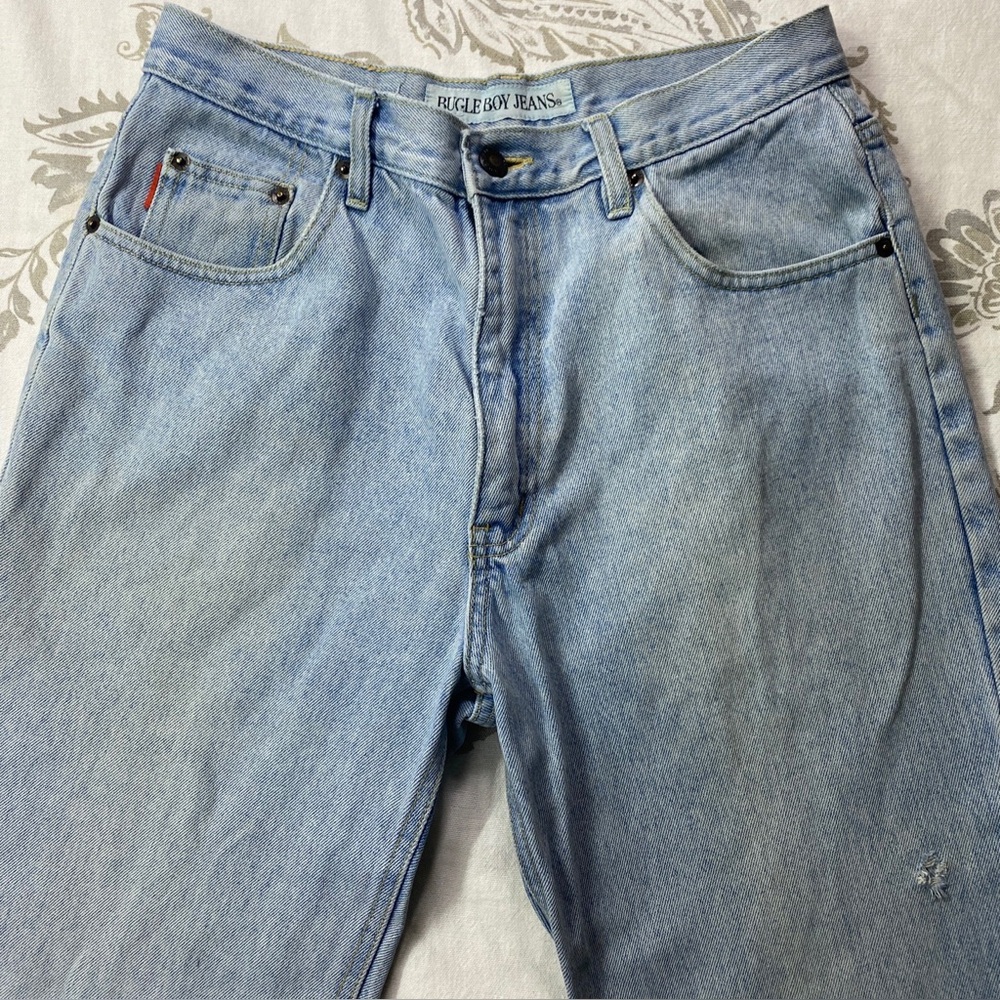 Bugle Boy Vintage Relaxed Fit
Tapered Jeans Tag Sz‎ 32X32 Actual
31X27 - Picture 2 of 14